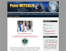 Tablet Screenshot of peter-metcalfe.com